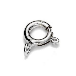 Open sterling silver bolt ring - AM TNMA 8 mm