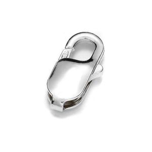 End cap lobster clasp 13 mm - CHR 13 mm