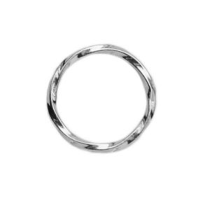 Sterling twisted decorative circle - KSK 13