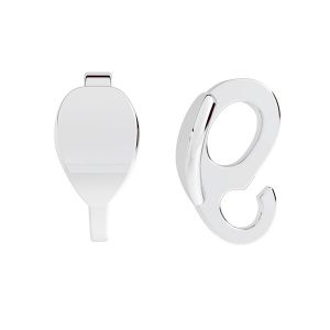 Bail sterling silver - ODL-00882 KRP 39 3,5x8 mm