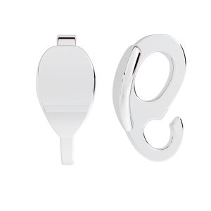 Sterling silver bails - KRP 40 3,9x11 mm