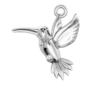 Colgante colibrí, plata 925*CHARM 86 14,5x16 mm