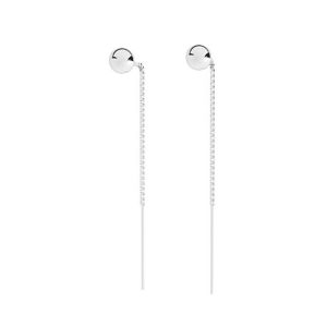 Pendiente roscado con bola*plata AG 925*KLA-305 5x65 mm