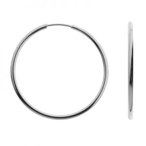 Round hoop earrings 3,0 cm KL-150 1,8x30 mm