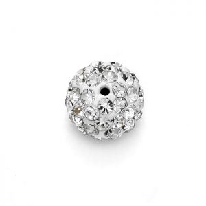 DISCOBALL 1 HOLE CRYSTAL 8 MM