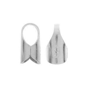 Sterling silver end cap - FT 2,5x6,5 mm
