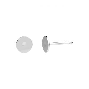 Pendiente con placa GWP*plata AG 925*GWP 6 6 mm