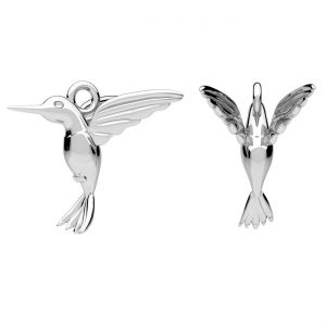 Colgante colibr&iacute;, plata 925*ODL-00058 14,5x15 mm