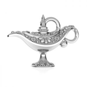 Aladdin's lamp charm - ODL-00112 9x13,5 mm