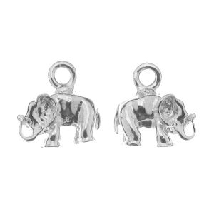 Elephant 3D charm - ODL-00124 9,5x10 mm