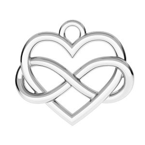 Infinity sign with heart - ODL-00168