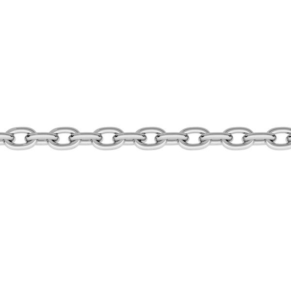 Anchor sterling silver chain in meters - A 030