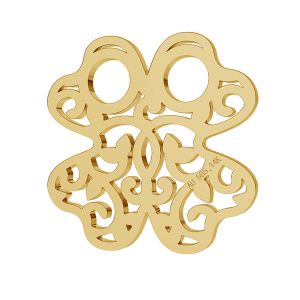 Trébol oro 14K colgante LKZ-00006 - 0,30 mm