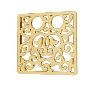 Plaza oro 14K colgante LKZ-00009 - 0,30 mm