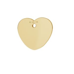 Corazón colgante oro 14K LKZ-00023 - 0,30 mm