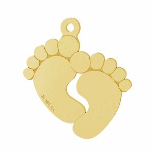 Pies de bebé colgante oro 14K LKZ-00482 - 0,30 mm
