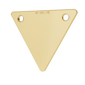 Triángulo colgante oro 14K LKZ-00581 - 0,30 mm