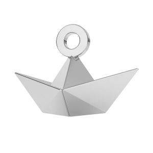 Origami bote colgante plata, ODL-00207