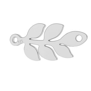 Ramita colgante*plata 925*LK-0689 - 0,50 7,6x16,3 mm