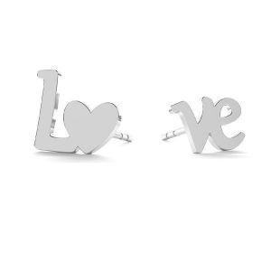 Love aretes KLS LK-0750 - 0,50 8,7x10 mm (L+R)