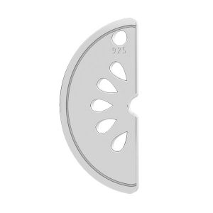 Sandía colgante, plata 925, LK-0763 - 0,50