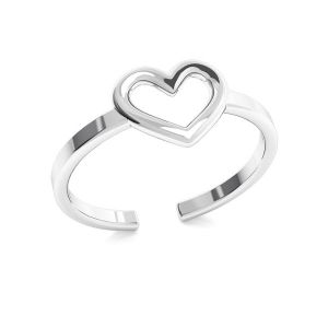 Corazón anillo, plata 925, ODL-00317