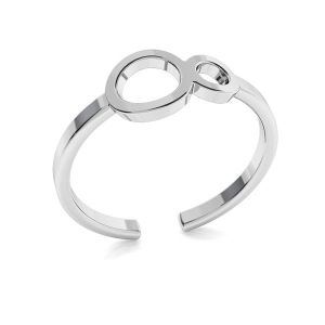 Símbolo de infinito anillo, plata 925, ODL-00319