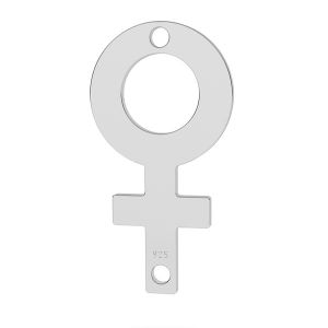 Símbolo de mujer colgante, plata 925, LK-1309 - 0,60