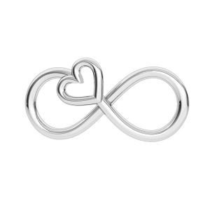 Símbolo de infinito colgante, plata 925, ODL-00332