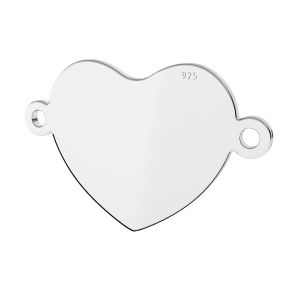 Corazón colgante, plata 925, LK-1326 - 0,50