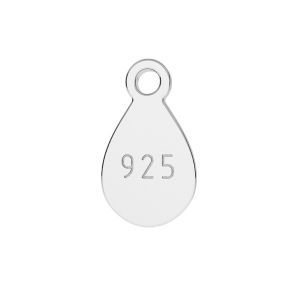 Rectángulos colgante, plata 925, LK-1329 - 0,50