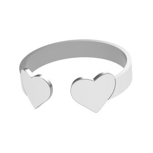 Corazón anillo, plata 925, LK-1404 - 0,50