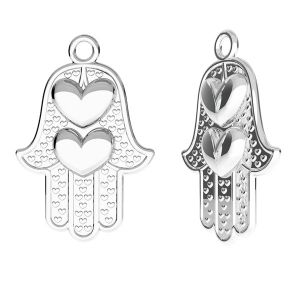 Mano de hamsa colgante plata 925, ODL-00440