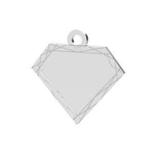 Diamante colgante, plata 925, LK-1484 - 0,50