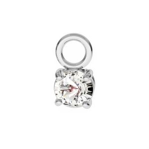 Zirconia 3mm earrings post - KLS-15 (3mm)