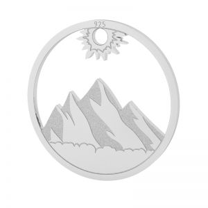 Montaña colgante, plata 925, LKM-2131