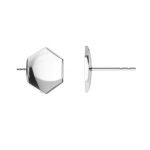 Pendientes para cristales hexagonales*plata 925* - OKSV 4683 10MM KLS
