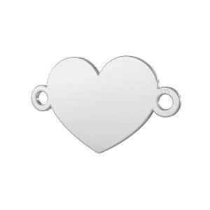 Corazón colgante plata 925, LKM-2367 - 05