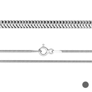 Serpiente flexible cadena*plata 925*CSTD 1,2 (40 cm)