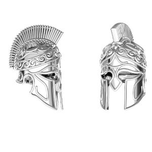 Colgante casco spartano*plata 925*ODL-00646