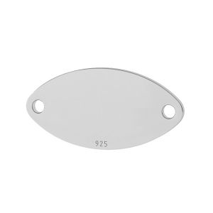 Oval colgante plata 925, LKM-2026