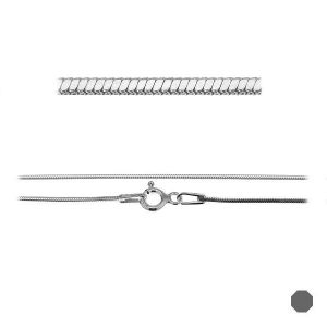Cadena de serpiente*plata 925*SN 020 DC8L (40 cm)