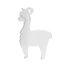 Alpaca colgante*plata 925*LKM-2369 - 0,50 16x19 mm
