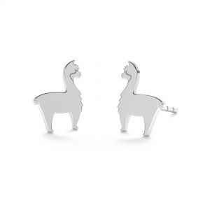 Alpaca aretes*plata 925*KLS LKM-2368 - 0,50 6,6x9 mm