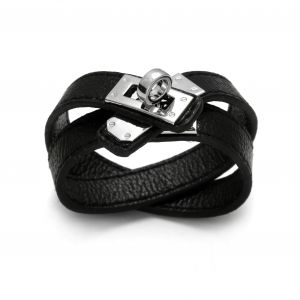 BLACK HERMES BRACELET - MODEL 338