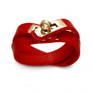 RED HERMES BRACELET - MODEL 338