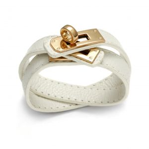 WHITE HERMES BRACELET - MODEL 338