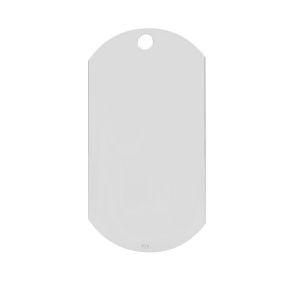 Placa de identidad colgante, LKM-2570 - 0,50 17x32 mm