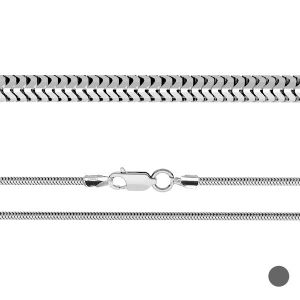 Serpiente flexible cadena*plata 925*CSTD 2,4 (34 cm)