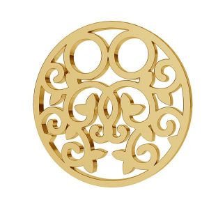 Redondo oro 8K colgante LKZ8K-30005 - 0,30 13x13 mm